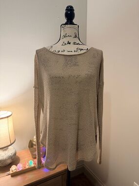 Calypso St. Barth Lightweight Open-Knit Women's Sweater